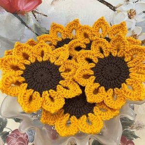 Coaster crochet set of 6